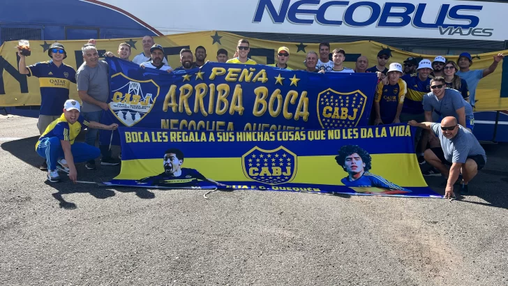 La Peña Arriba Boca ya está en Córdoba para alentar a su equipo