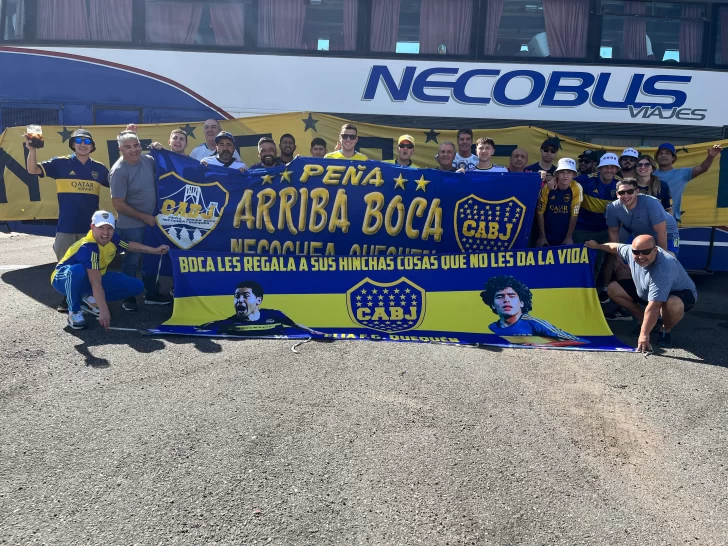 La Peña Arriba Boca ya está en Córdoba para alentar a su equipo