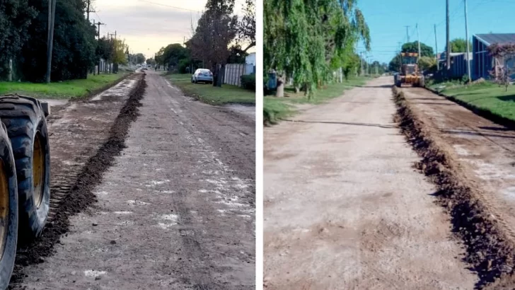 Reparan calles en varios barrios de Necochea y Quequén