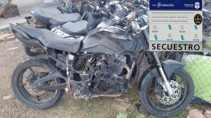 Una moto robada en nuestra ciudad protagonizó un accidente en la ruta 228