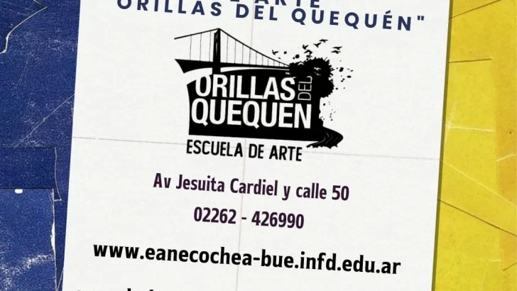 Se inicia hoy la 2° Jornada Bienal de Investigación en Artes de la Escuela Provincial de Arte N°1 “Orillas del Quequén”. 