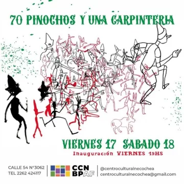 “70 Pinochos y una carpintería”: muestra de libros y obras en el Centro Cultura