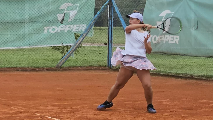 La necochense Delfina Tiseyra también brilló con un título en singles en General Belgrano