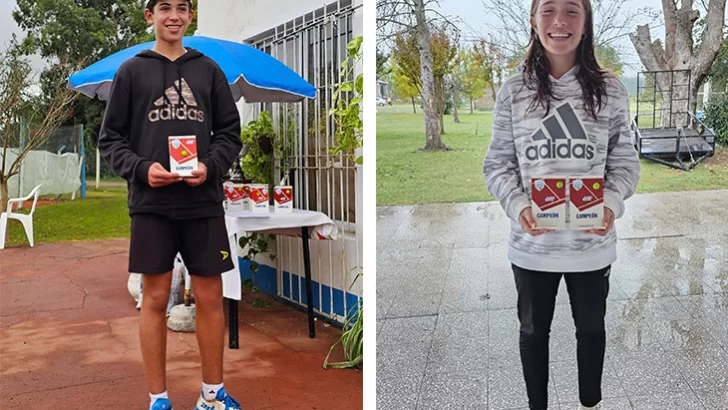 Julián Gaitero y Delfina Ruete, y la sana costumbre de ser campeones