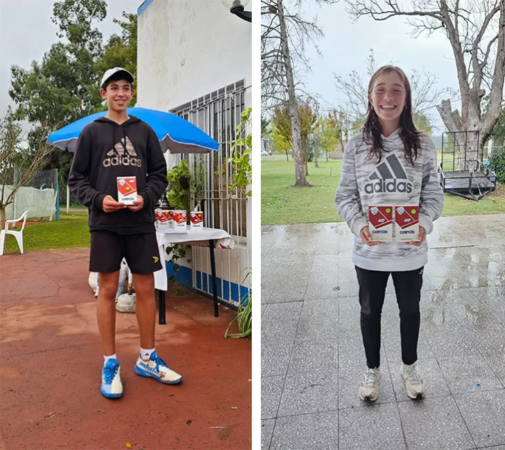 Julián Gaitero y Delfina Ruete, y la sana costumbre de ser campeones