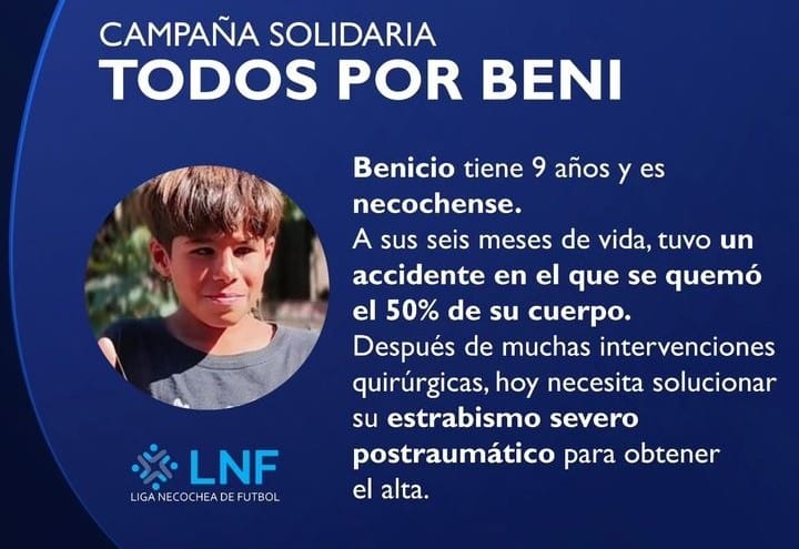 La Liga promueve la campaña “Todos por Beni” para este finde en las canchas