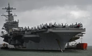 Imponente portaaviones de Estados Unidos realizará maniobras cerca de Mar del Plata