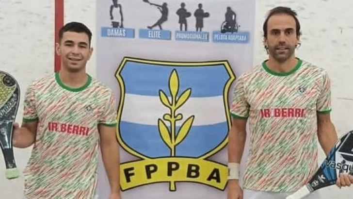 Del básquet a la paleta: Joseba Bilbao volvió a competir en el ámbito provincial