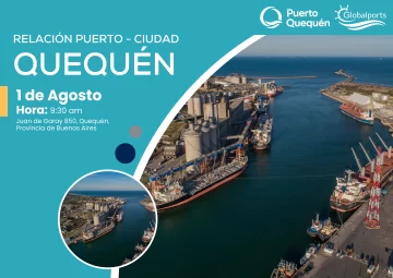 Se pospone el congreso “Relación Ciudad-Puerto” de Puerto Quequén y Globalports
