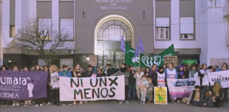 Con fuertes consignas contra el Gobierno Nacional marcharon por “Ni una menos”