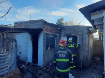 Incendio en una vivienda de Quequén
