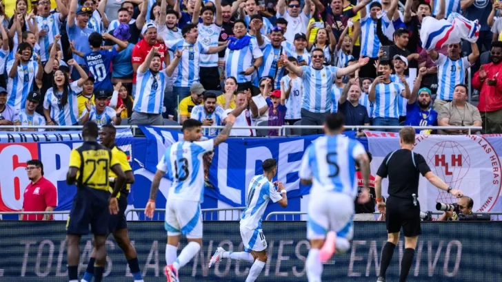 Triunfo de la Selección Argentina en el amistoso ante Ecuador