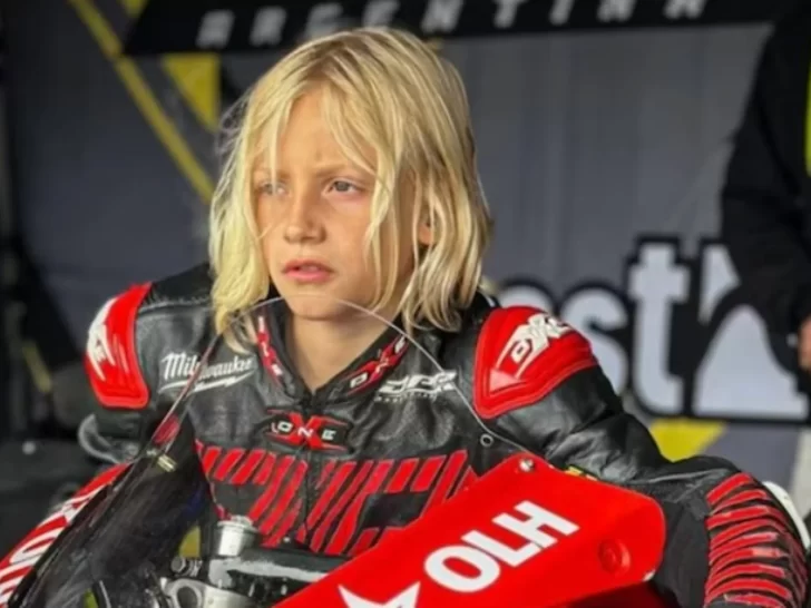 Quién es Lorenzo Somaschini, el piloto de motos argentino de 9 años que se accidentó en Brasil