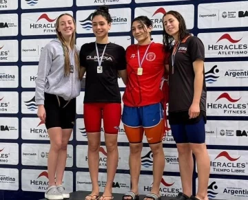 Título y podios en los diferentes estilos para Guada Angiolini en el Nacional de Juveniles