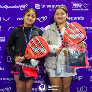 La necochense Isabella Gavilán se consagró campeona del Máster de pádel