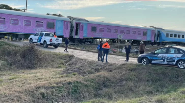 Un tren que viajaba de Mar del Plata a Buenos Aires arrolló un auto y murió una menor