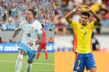 Uruguay y Colombia se miden por un lugar en la final de la Copa América