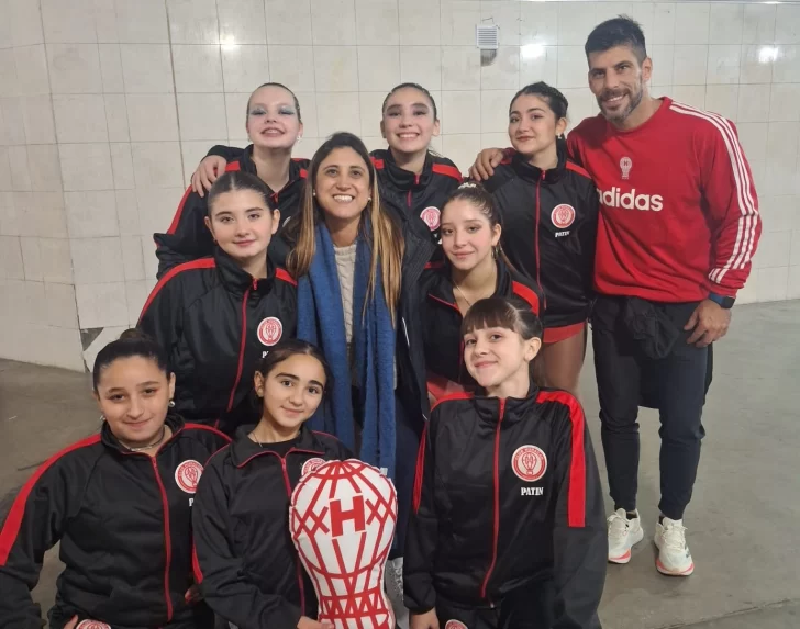 Regional de patín artístico: 14 chicas de Huracán clasificaron a las copas nacionales