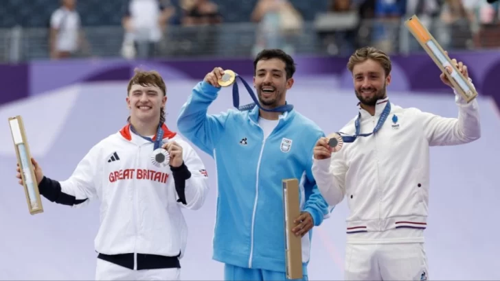 El Maligno Torres hizo historia en el BMX freestyle y Argentina ganó su primera medalla de oro