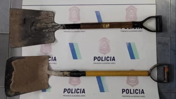 Se robó dos palas y terminó aprehendido