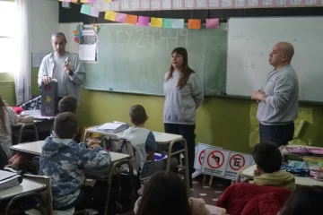 Educación vial: Concientizan a alumnos de primaria