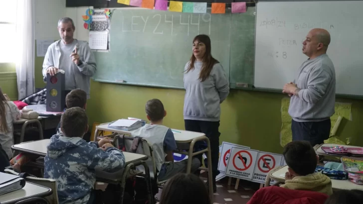 Educación vial: Concientizan a alumnos de primaria