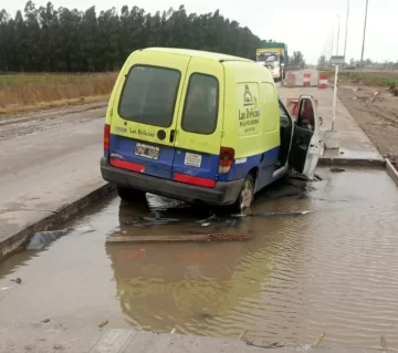 Peligro: tercer accidente en los arreglos de Circunvalación