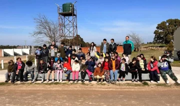 Alumnos de la escuela 1 visitaron la Planta de Tratamiento de Residuos de San Cayetano