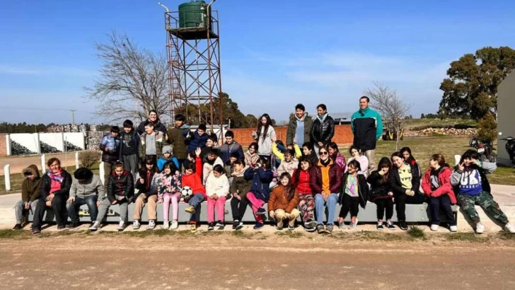 Alumnos de la escuela 1 visitaron la Planta de Tratamiento de Residuos de San Cayetano