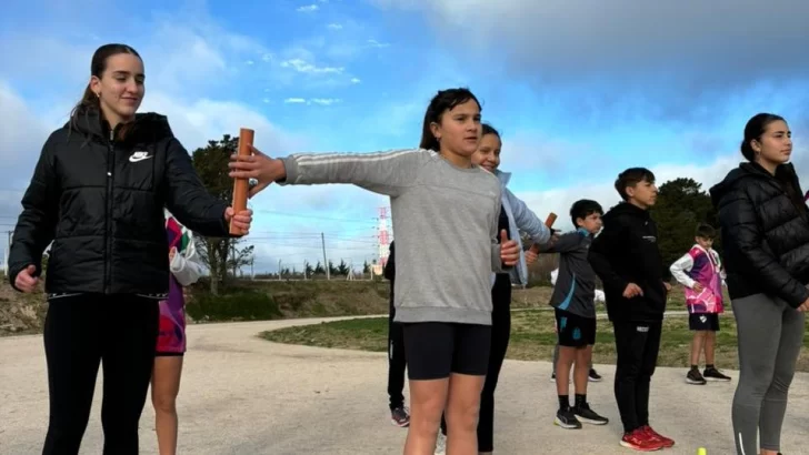 Se realizó un encuentro de formación atlética entre Necochea y San Cayetano