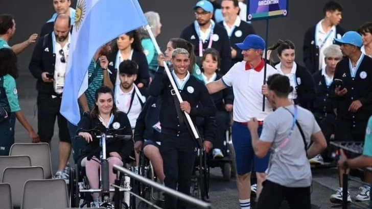 Hernán Barreto cumplió su sueño de portar la bandera nacional en los Paralímpicos