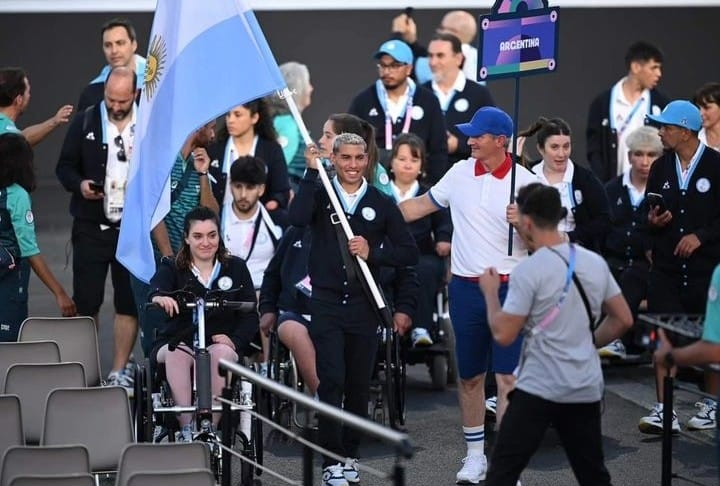 Hernán Barreto cumplió su sueño de portar la bandera nacional en los Paralímpicos