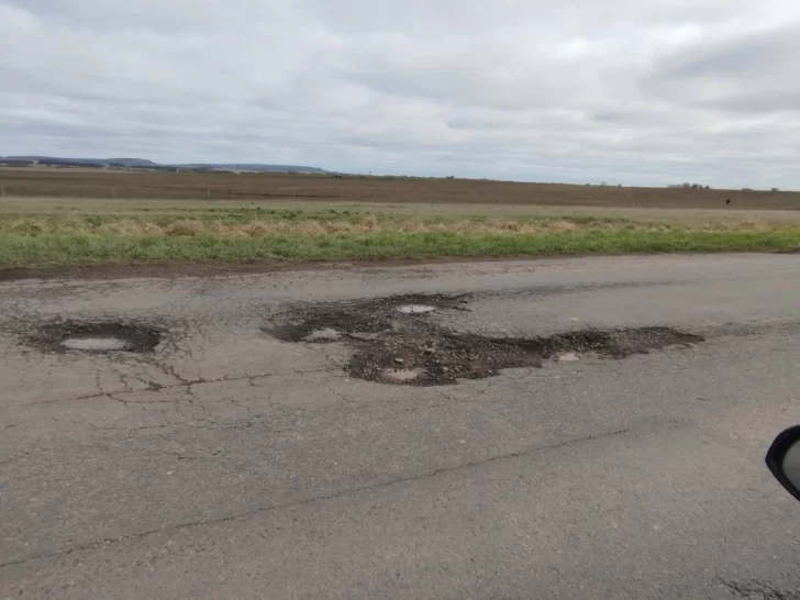 Preocupación por el estado de un tramo de la ruta 227