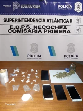 Desarticulan banda criminal y puesto de venta de droga