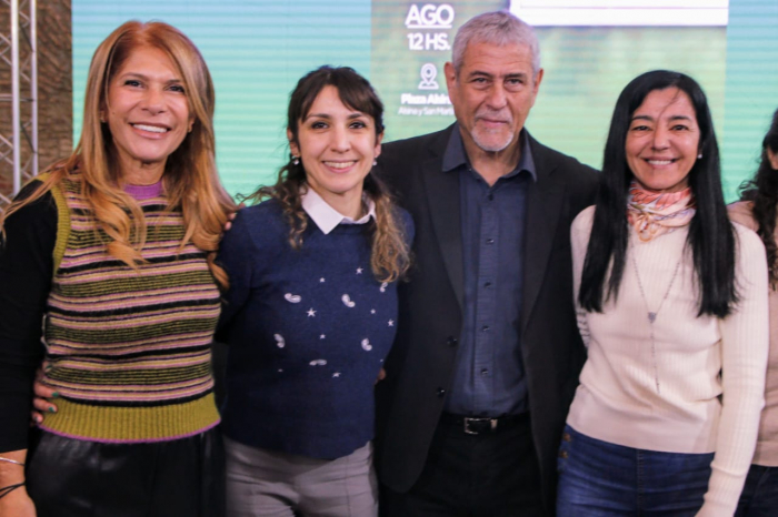 Andrea Cáceres, junto a Ferraresi, cerraron la capacitación en Ley de Buen Trato