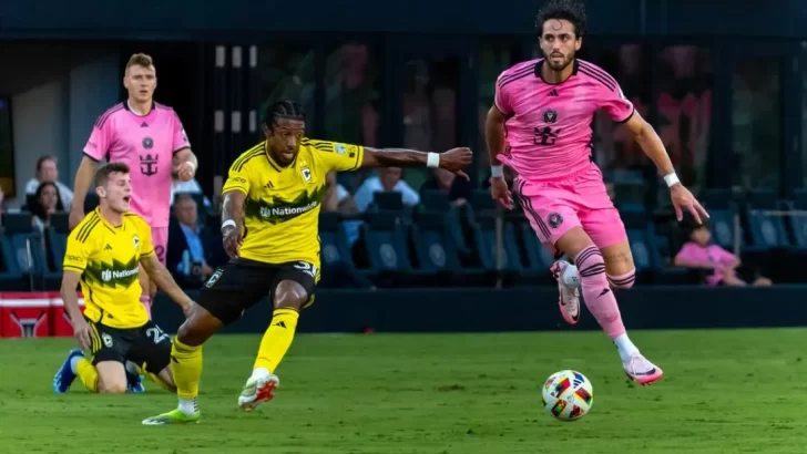 Inter Miami, sin Messi, fue eliminado de la Leagues Cup por Columbus Crew