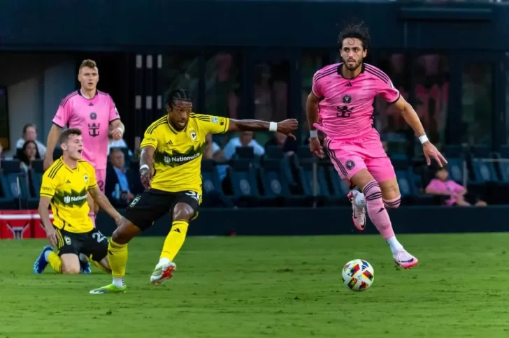 Inter Miami, sin Messi, fue eliminado de la Leagues Cup por Columbus Crew