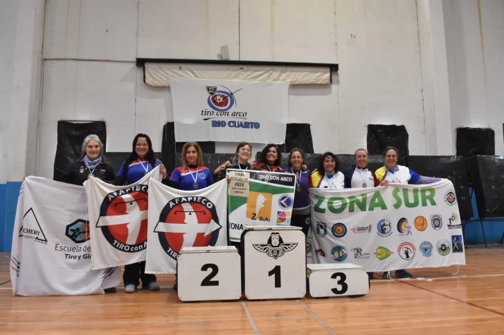 Medallas para los necochenses que compitieron en la final nacional de tiro con arco