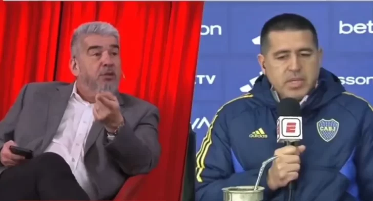 “A mí no me reta ni mi viejo”: Riquelme se enojó con un periodista y abandonó un móvil en vivo