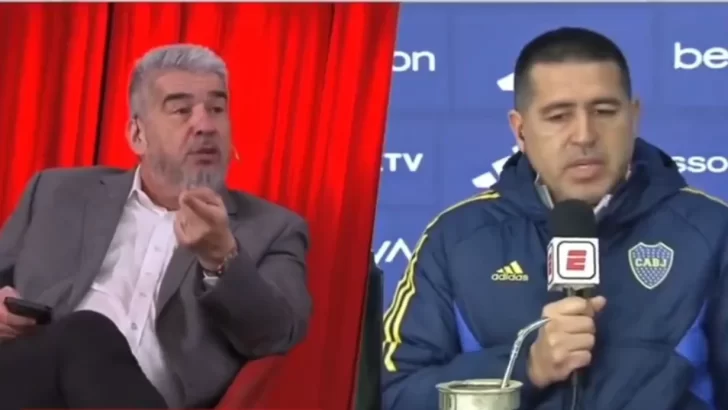 “A mí no me reta ni mi viejo”: Riquelme se enojó con un periodista y abandonó un móvil en vivo