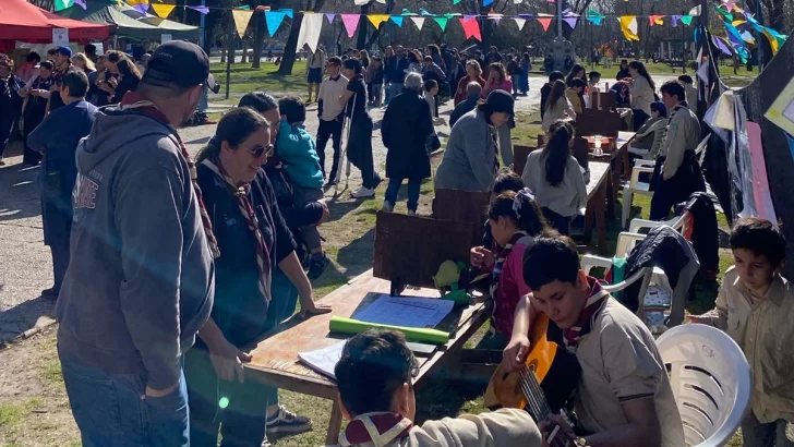 Los Scouts de Necochea presentaron sus Especialidades con un festival