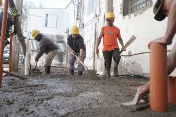 Empezaron a construir los cimientos de la obra para instalar el tomógrafo