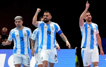 Argentina se clasificó a los cuartos de final del Mundial de futsal