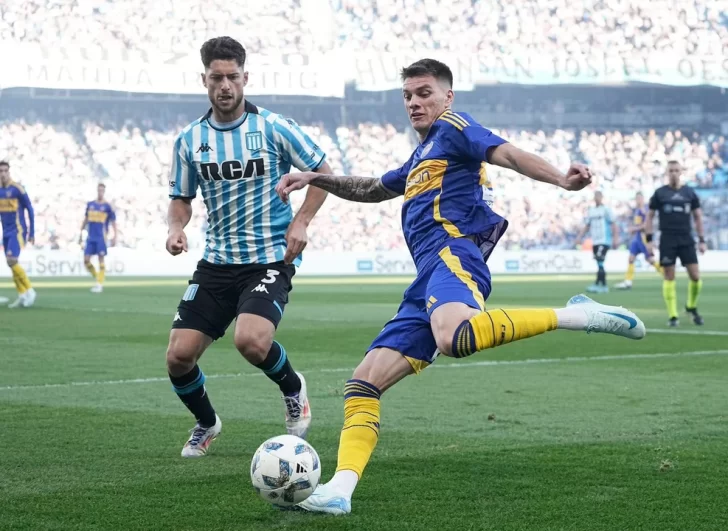 Racing le ganó a Boca y queda a seis de Vélez, el líder Liga Profesional