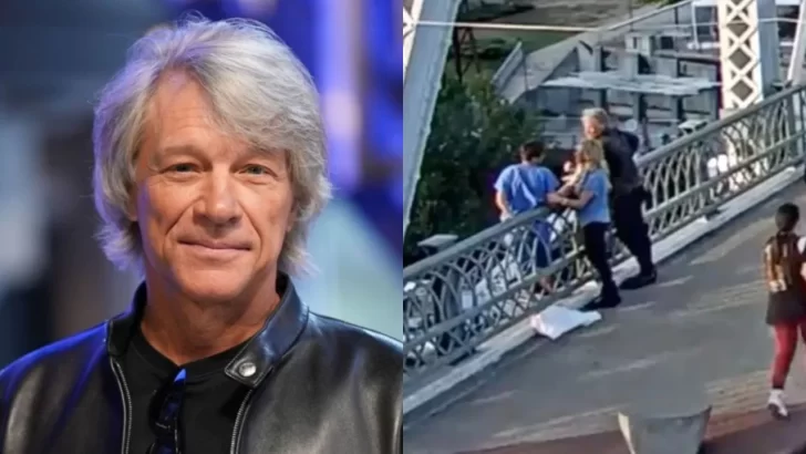 Bon Jovi salvó a una mujer que intentó tirarse de un puente: el video del momento