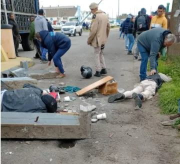 Grave accidente en el puerto de Mar del Plata: dos heridos