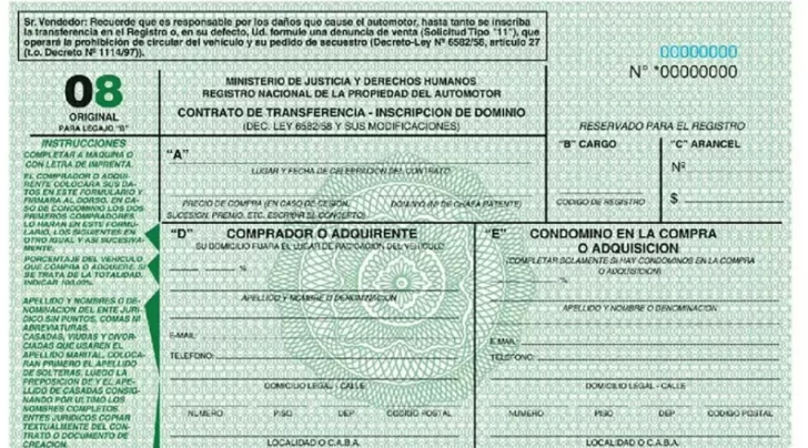 Habilitaron la posibilidad de anotar vehículos en cualquier registro automotor del país