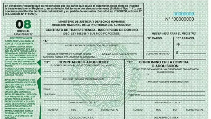 Habilitaron la posibilidad de anotar vehículos en cualquier registro automotor del país