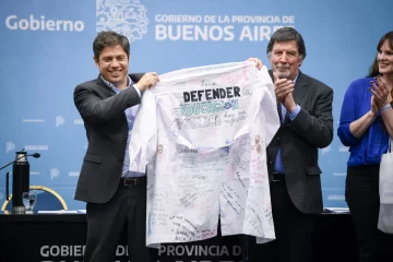 Kicillof anunció un proyecto para establecer la obligatoriedad de la educación desde los tres años