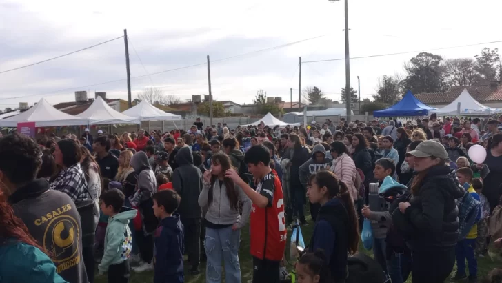 Una multitud en los festejos por el “Mes de las Niñeces”